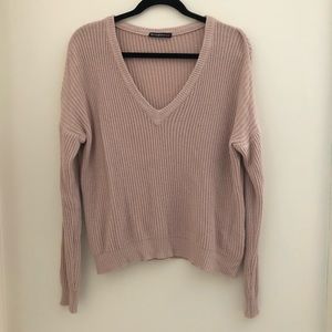 Brandy Melville Soft Pink Knit Sweater
